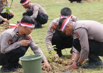 Dukung Penghijauan, Polda Kaltara Tanam Pohon