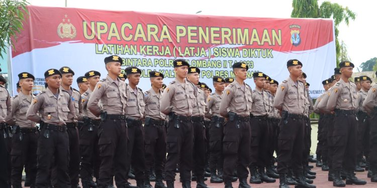 Ratusan Siswa Diktuba Polri SPN Polda Kaltara Latja di Polres Malinau
