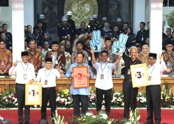 Ini Nomor Urut Pasangan Capres-Cawapres di Pemilu 2024