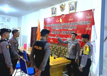 Operasi Mantap Brata, Polres Malinau Patroli Objek Vital