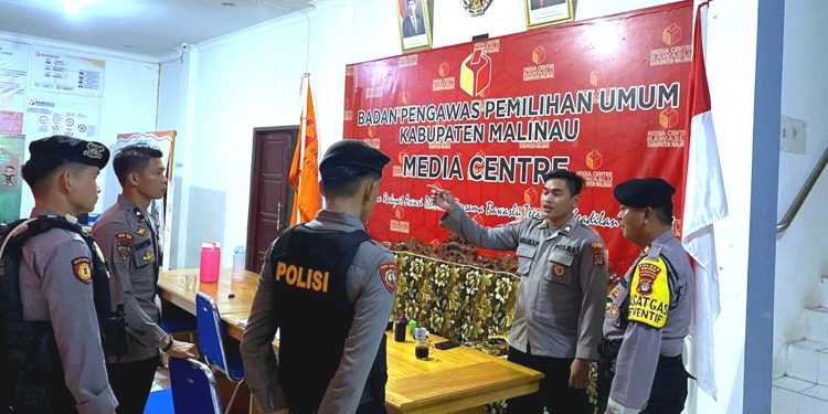 Operasi Mantap Brata, Polres Malinau Patroli Objek Vital