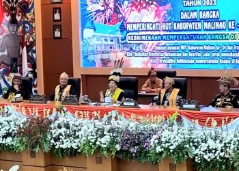 Pimpin Rapat Paripurna HUT ke-24 Malinau, Empat Pesan dan Harapan Ketua DPRD Ping Ding