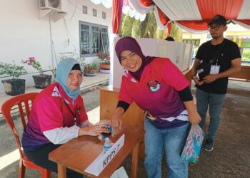 Cek Kesiapan Pemilu 2024, KPU Bulungan Lakukan Simulasi Pencoblosan