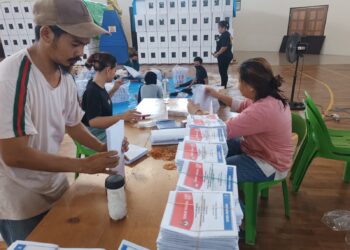 Sortir dan Pelipatan Surat Suara Berproses