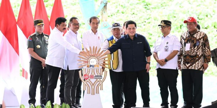 Presiden Jokowi Groundbreaking Kawasan Kantor OIKN