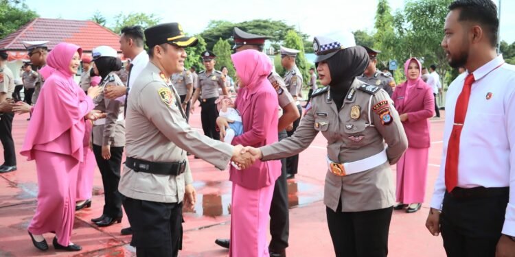 Satu Perwira dan Puluhan Bintara Polres Malinau Naik Pangkat