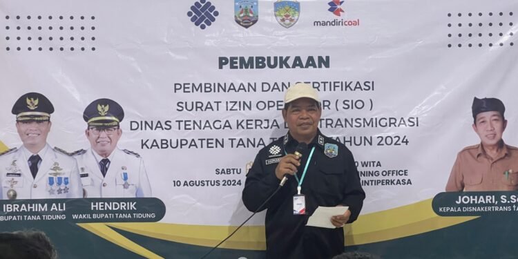 Gelar Pembinaan dan Sertifikasi SIO Alat Berat
