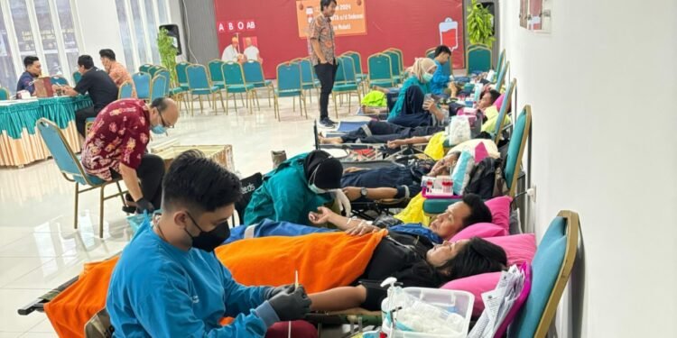 RSUD dr. H. Jusuf SK Gelar Donor Darah bersama BUMN dan Swasta