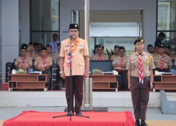 HUT Gerakan Pramuka, Sekprov Pinta Persiapkan Diri Menuju Indonesia Emas 2045