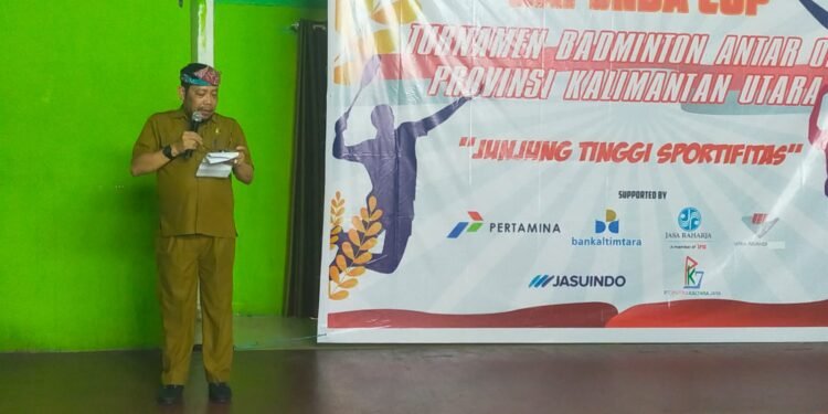 Pemprov Kaltara Apresiasi Turnamen Badminton Bapenda CUP