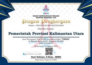 Kaltara Raih Penghargaan IPASN Tinggi, Gubernur Zainal Paliwang Apresiasi Kinerja ASN