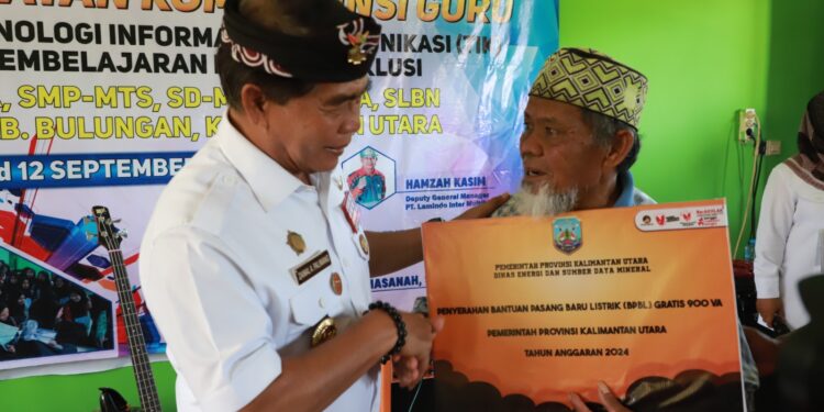 33 Kepala Keluarga di Pulau Bunyu Terima Sambungan Listrik Gratis