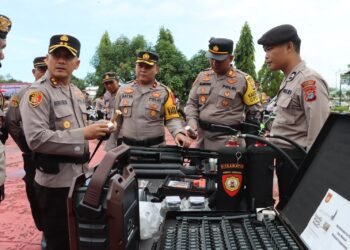 Operasi Mantap Praja Kayan 2024-2025, Polres Malinau Gelar Apel Kesiapan Sarpras