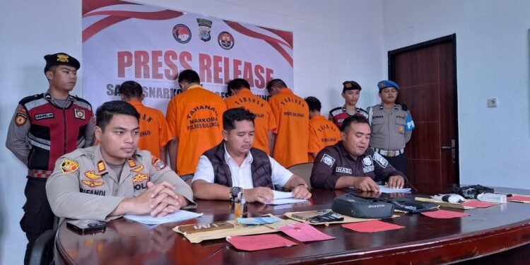 Kasus Sabu, 8 Tersangka Diringkus Sat Resnarkoba Polresta Bulungan