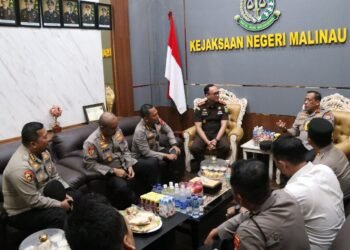 Cerminkan Soliditas Institusi Penegak Hukum, Kapolda Kaltara Silaturahmi ke Kejari Malinau