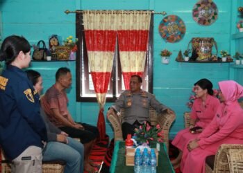 Sudah Tiga Tahun Sakit, Personel Polres Malinau Dapat Perhatian dari Kapolda Kaltara