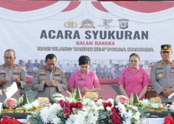 Diawali Doa Bersama, Kapolda Pimpin Syukuran Perayaan Hari Jadi Polda Kaltara Ke-7