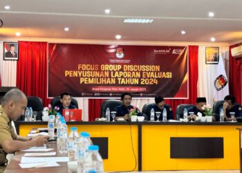 Susun Laporan Evaluasi Pemilihan 2024, KPU Bulungan Gelar FGD