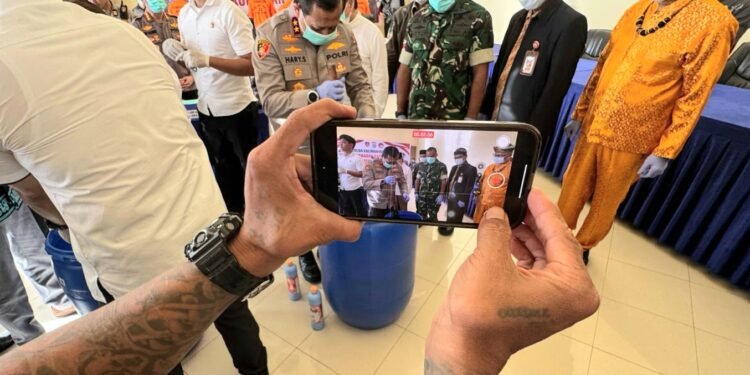 Selamatkan 90 Ribu Jiwa, Polda Kaltara Musnahkan Barang Bukti Miras dan Narkotika