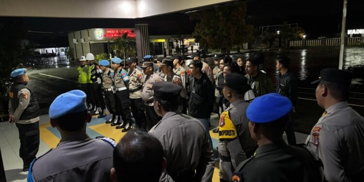 Jaga Kamtibmas Jelang Idul Fitri di Kaltara, TNI-Polri Bersama Satpol PP Gelar Patroli Gabungan