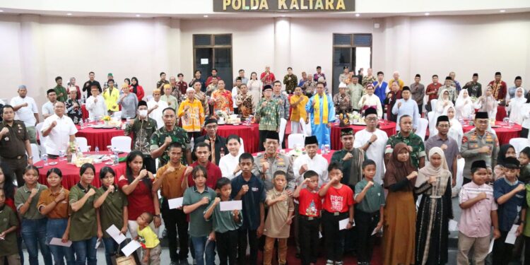 Pererat Tali Silaturahmi, Kapolda Kaltara Gelar Buka Puasa Bersama Insan Media dan Anak Yatim