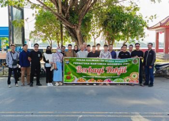 Kolaborasi dengan Polda Kaltara, PWI Bulungan Gelar Aksi Sosial