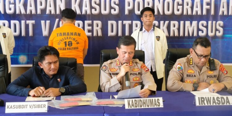Ungkap Kasus Kejahatan Siber Pornografi Anak, Polda Kaltara Berhasil Tangkap Pelaku di Mojokerto