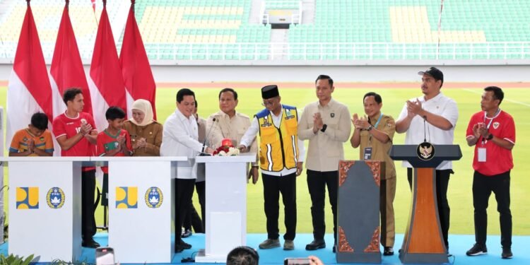 Tujuh Belas Stadion Berkelas Dunia Diresmikan Presiden Prabowo