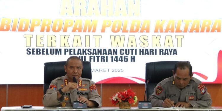 Beri Arahan di Polres Malinau, Kabidpropam Polda Kaltara Tegaskan Agar Jangan jadi Bekingan Kegiatan Ilegal