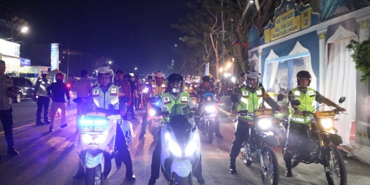 Jamin Keamanan dan Ketertiban Malam Takbiran, Kapolda Kaltara Beserta Forkopimda Berpatroli Bersama