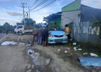 Tabung Gas Elpiji 3 Kg Meledak, Mobil Milik Warga Tanjung Selor Hancur