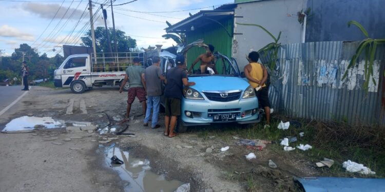 Tabung Gas Elpiji 3 Kg Meledak, Mobil Milik Warga Tanjung Selor Hancur