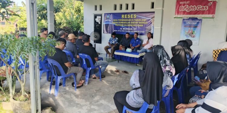 Reses Masa Persidangan III Tahun 2025, Wakil Ketua DPRD Kaltara, H. Muddain Serap Aspirasi di Dapil-nya