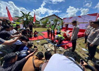 Ground Breaking Dapur Makan Bergizi Gratis, Polda Kaltara Bangun SPPG di Polresta Bulungan