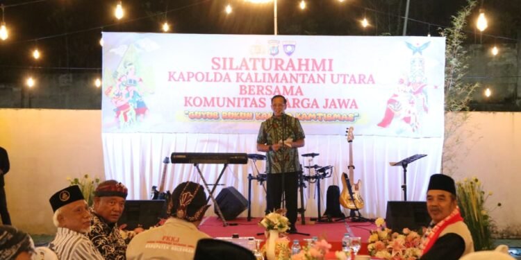 Guyub Rukun untuk Kamtibmas, Kapolda Kaltara Terima Kunjungan Silaturahmi Warga Jawa