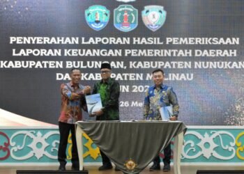 Berturut-turut, Pemkab Bulungan Raih Opini WTP Keenam