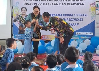 Bercerita Bersama Bunda Literasi, Dispusip Kabupaten Malinau Peringati Hari Jadi Perpusnas