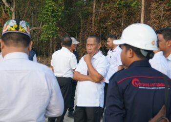 Pastikan Rampung Jelang HUT Tanjung Selor dan Bulungan, Bupati Tinjau Pembangunan Kebun Raya Bulungan