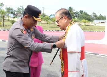 Kapolda Dampingi Kunjungan Kardinal Suharyo di Kaltara