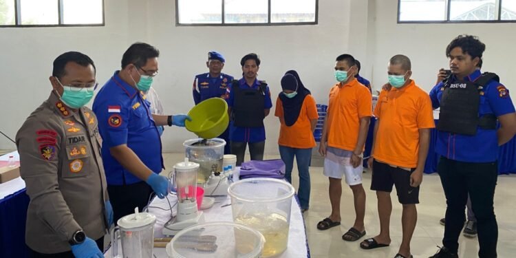 Hasil Ungkap Kasus Narkotika di Tarakan, Ditpolairud Polda Kaltara Musnahkan 1,5 Kg Sabu