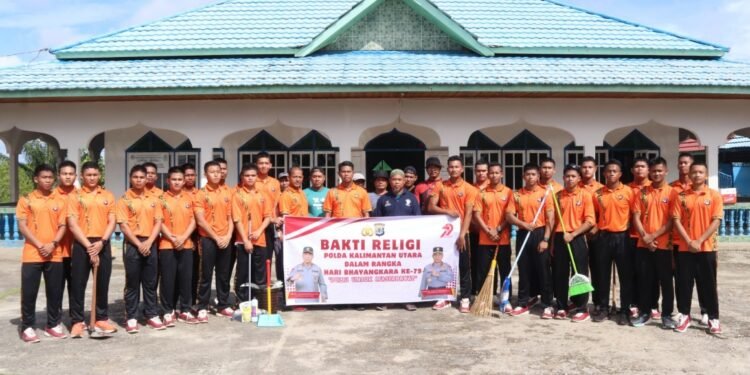 Jelang Hari Bhayangkara ke-79, Polda Kaltara Gelar Bakti Religi