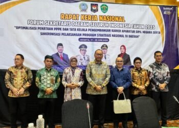 Rakernas Forsesdasi 2025, Pj. Sekprov Paparkan Perkembangan Program Strategis Nasional di Kaltara