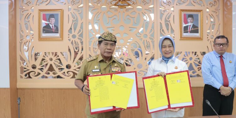 Dorong Penegakan Hukum dalam Birokrasi Pemerintah, Pemprov Jalin Kesepakatan Bersama Kejati Kaltara