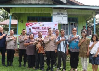 Kapolda Kaltara Laksanakan Bakti Religi di GSJA Anugerah Jelarai Tengah