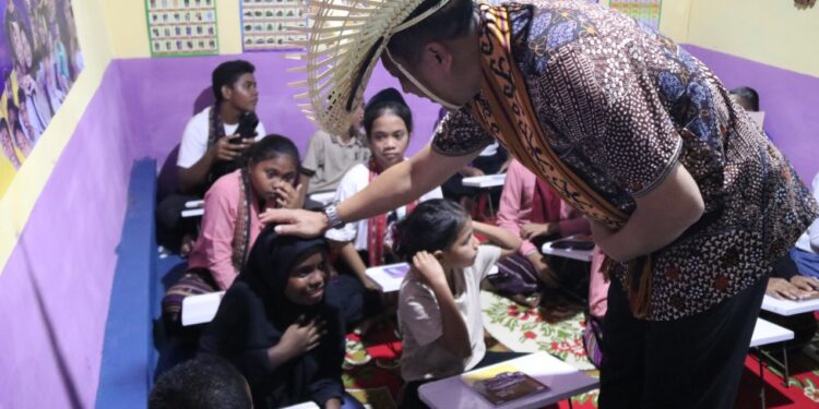 Silaturahmi Bersama K2NTT di Tarakan, Kapolda Kaltara Resmikan Pondok Belajar Flobamora
