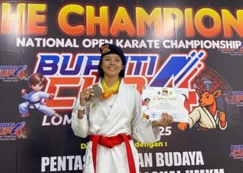 Karateka Polda Kaltara Raih Juara 1 National Open Karate Championship Bupati Cup Lombok Tengah