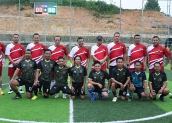 Kapolda Kaltara Jalin Silaturahmi Lewat Ekshibisi Minisoccer dengan Wartawan dan Komnas HAM
