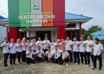 Baru Menjabat Kepala Sentra Meohai, Muhammad Gunawan Langsung Pimpin Apel Rutin