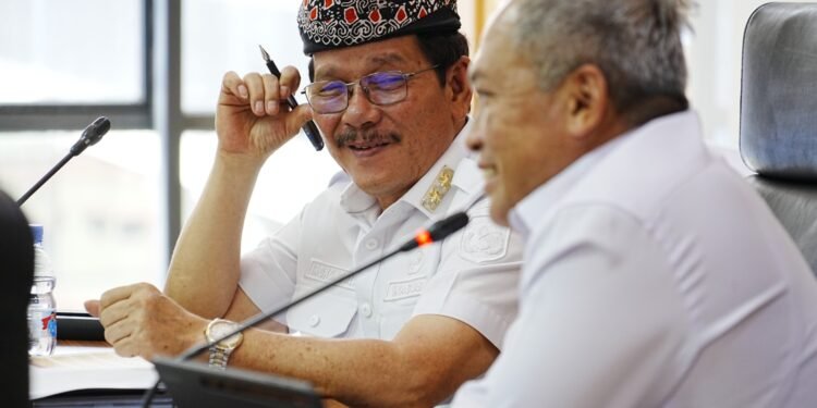 Wagub Paparkan Perkembangan Kaltara Kepada Staf Ahli Menkopolkam RI