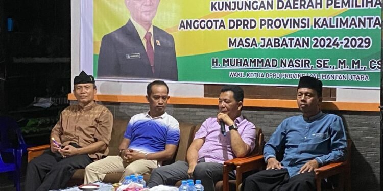 Silaturahmi dengan Konstituen, Wakil Ketua DPRD Kaltara, Muhammad Nasir Lakukan Kundapil